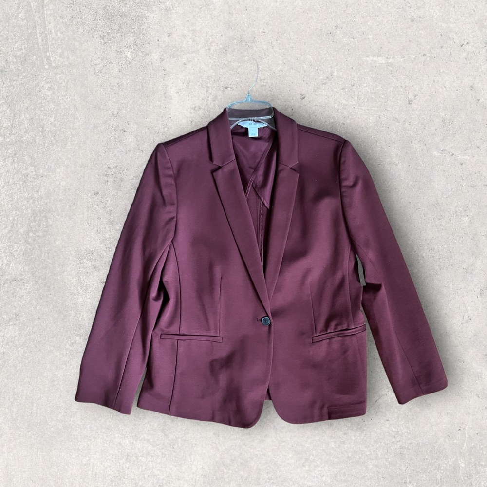 Old Navy Women’s Blazer Burgundy Size L